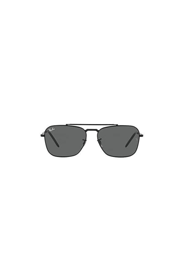 Ray-Ban Rb3636 Caravane, Lunettes de Soleil Mixte, Noir/Gris foncé, en storlek