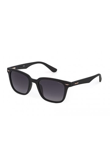 Police SPLE01 Sunglasses, Nero OPACO, 52 Unisex
