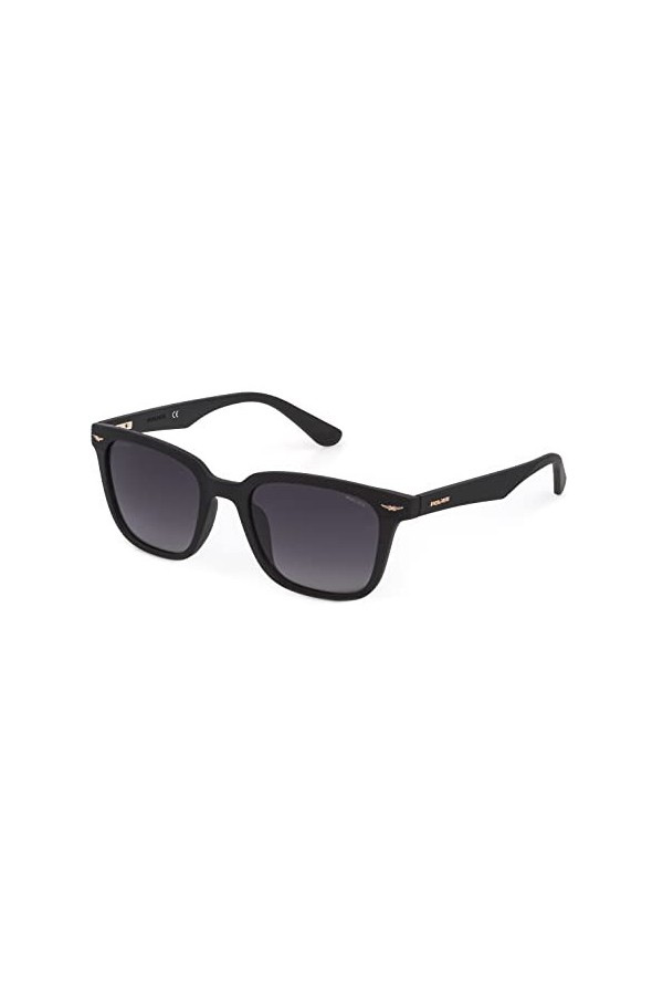 Police SPLE01 Sunglasses, Nero OPACO, 52 Unisex