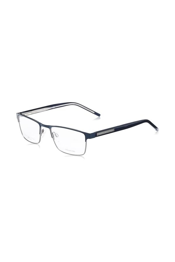 Tommy Hilfiger Th 1944 Sunglasses, Matte Blue Dark Ruthenium, 53 Unisex