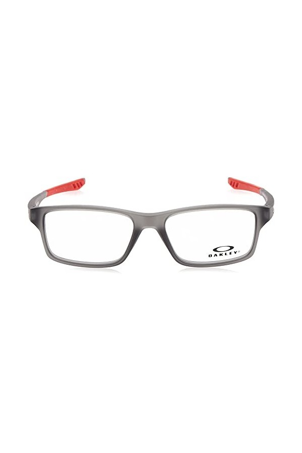 Ray-Ban 0OY8002 Lunettes de Soleil, Noir Satin Grey Smoke , 48 Homme