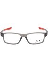Ray-Ban 0OY8002 Lunettes de Soleil, Noir Satin Grey Smoke , 48 Homme