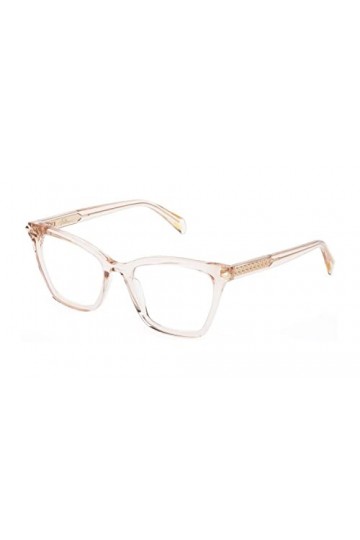 Police Vplf29 Lunettes de Soleil, Shiny Transp.Peach, 51 Femme