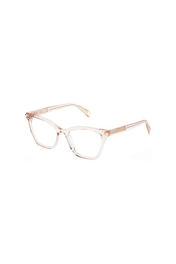 Police Vplf29 Lunettes de Soleil, Shiny Transp.Peach, 51 Femme