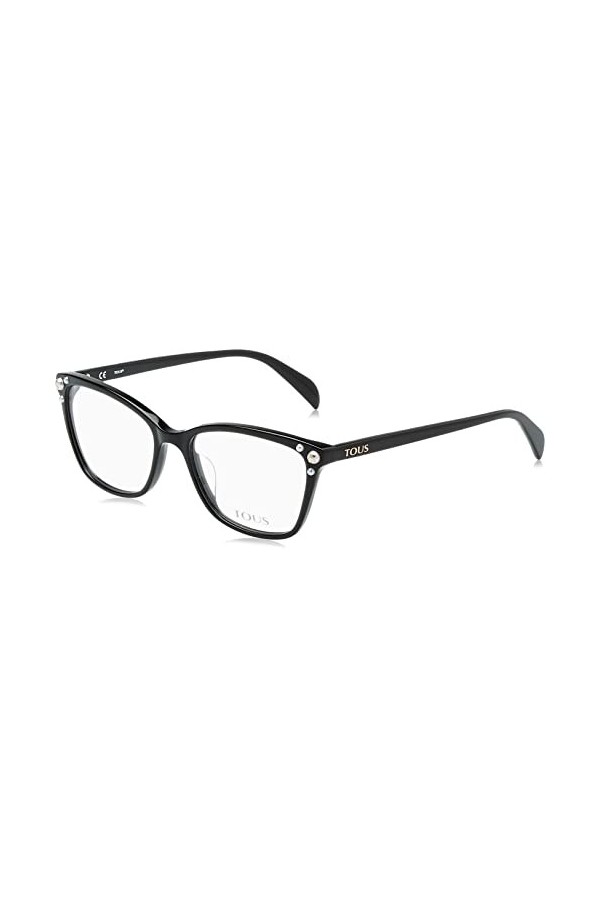TOUS Vtob36s Lunettes de Soleil, Noir Brillant, 52 Femme