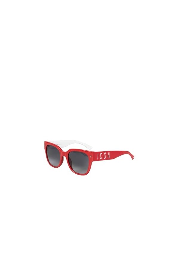 DSQUARED2 Icon 0005/S Lunettes de Soleil, Rouge, 53 Femme