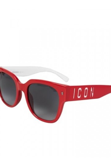 DSQUARED2 Icon 0005/S Lunettes de Soleil, Rouge, 53 Femme