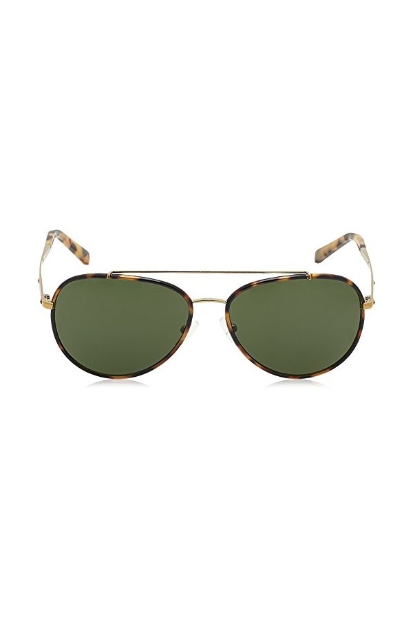 Michael Kors Ida 116371 59 Montures de Lunettes, Or Tokyo Tortoise/Gold/Tone/Greensolid , Femme