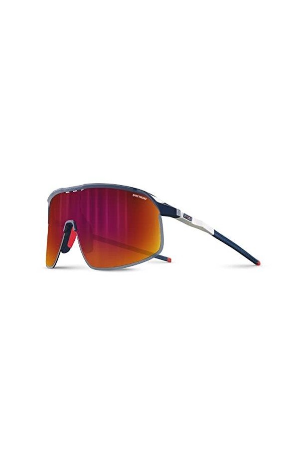 Julbo Density Lunettes de Soleil, Bleu/Blanc/Rouge, Taille Unique Mixte