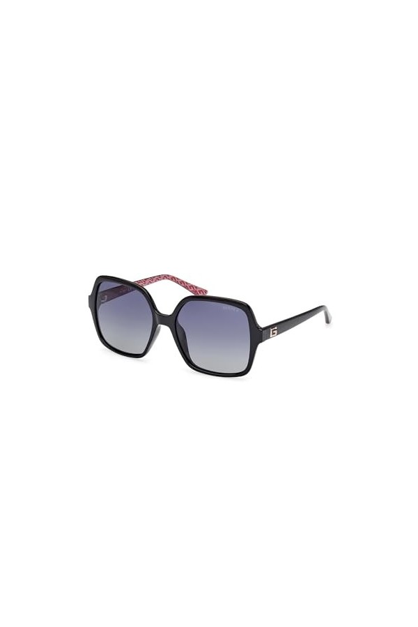 Guess Gu7921-h Lunettes de Soleil Femme, Noir Brillant, Taille Unique