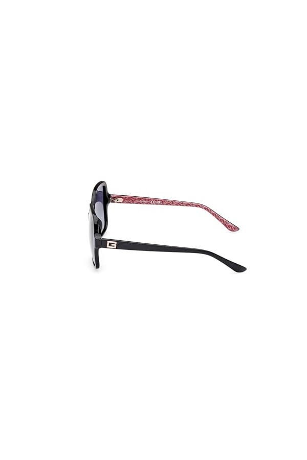 Guess Gu7921-h Lunettes de Soleil Femme, Noir Brillant, Taille Unique
