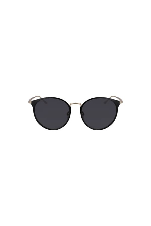 Donna Karan Do100s Sunglasses, 002 Black Smoke Gradient, 54 Unisex