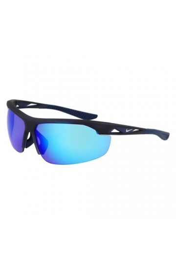 Nike WINDTRACK M FV2398 Sunglasses, Colour: 451 Matte Obsidian/Blue Mirror, Taille Unique Unisex