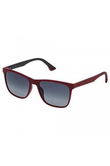 Police SPL633 Sunglasses, Dark Burgundy, 55 Unisex