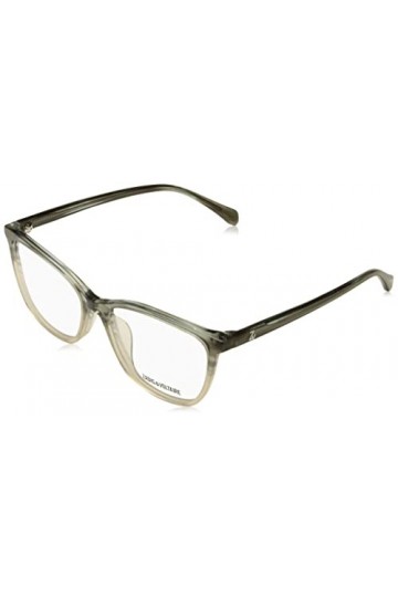 Zadig & Voltaire Vzv318 Lunettes de Soleil, À Rayures Bicolores Marron, 53 Femme