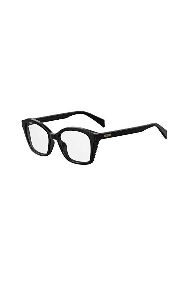 MOSCHINO MOS517 Lunettes de Soleil, Black, 51 Femme
