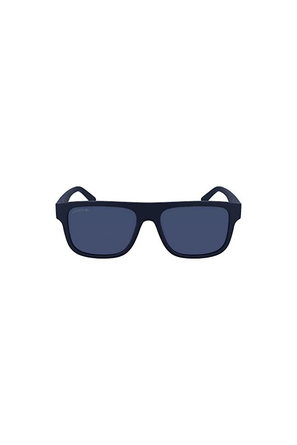 Lacoste L6001S Sunglasses, 401 Matte Blue, 56 Unisex