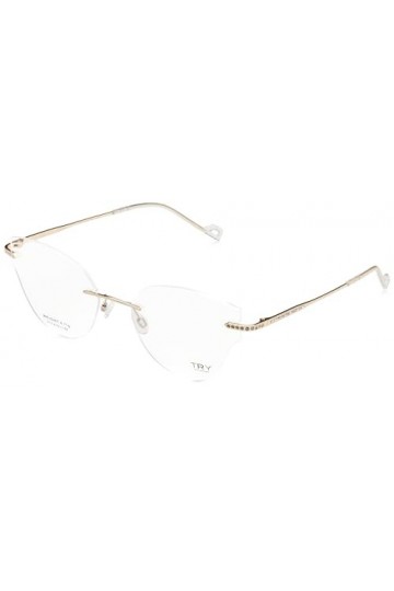 try Aetherium III EOS Ty1024V Lunettes de Soleil, Doré, 56 Femme