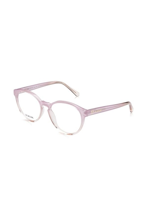 Moschino Love Glasses Mol626 789 52/17/140 Women Sunglasses, 789/17 Lilac, 52 Unisex