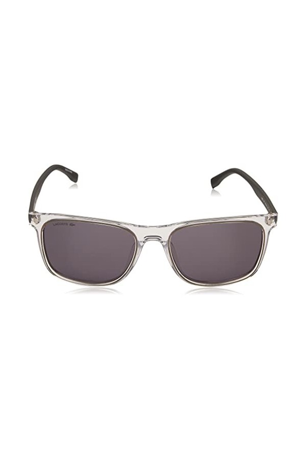 Lacoste L882S 38751 Sunglasses, 057 Crystal/Grey, 55 Unisex