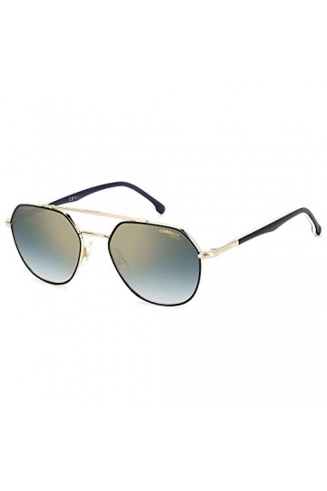 Carrera 303/s Sunglasses, 2M2/1V Black Gold, 53 Unisex