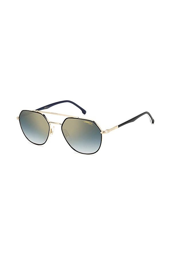 Carrera 303/s Sunglasses, 2M2/1V Black Gold, 53 Unisex