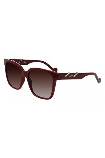 Liu Jo Jeans Lj751s 47502 604 Burgundy, Lunettes de Soleil Mixte