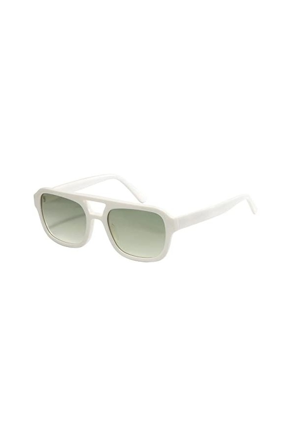 HPIRME Generous Plate Lunettes de soleil pour homme Femme Street Catwalk Lunettes de soleil, vert foncé, taille unique