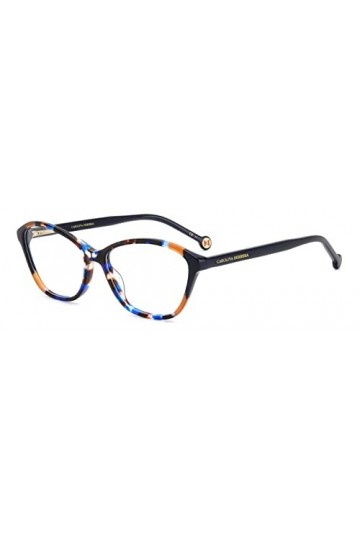 Carolina Herrera Her 0122 Sunglasses, 1BC/15 Havana Blue, 44 Unisex