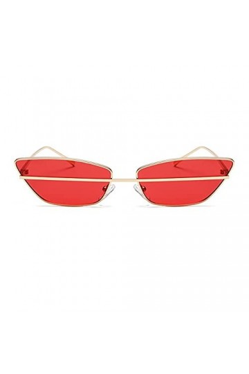 EDDHA Lunettes de soleil à monture en métal avec verres polarisés - Convient pour les lunettes de soleil pour femme - Lunette