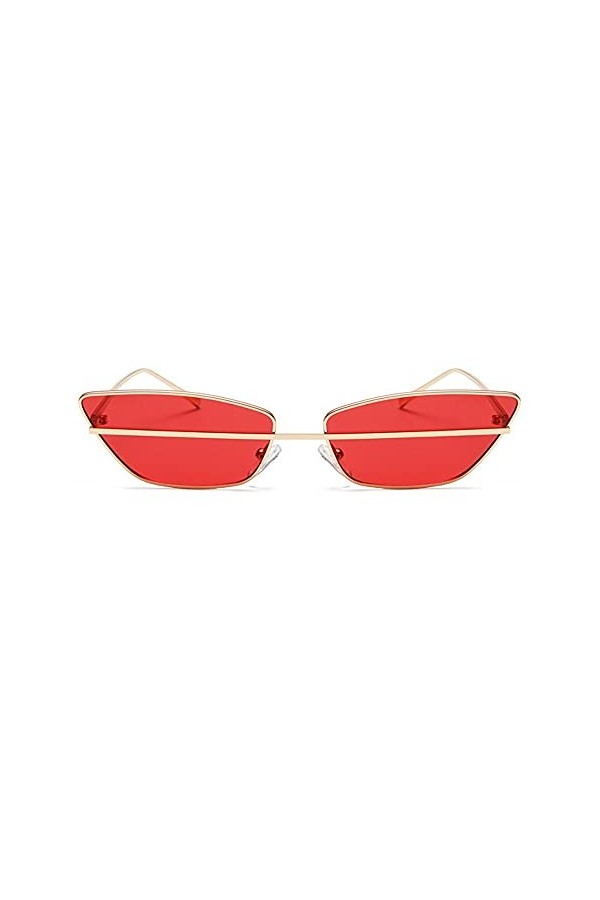 EDDHA Lunettes de soleil à monture en métal avec verres polarisés - Convient pour les lunettes de soleil pour femme - Lunette