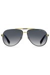 Marc Jacobs Marc 317/s Sunglasses, Gold Grey, 61 Unisex