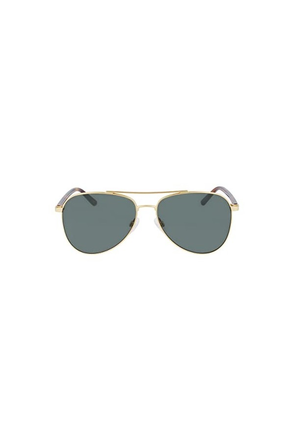 Calvin Klein CK21306S Lunettes de Soleil, Satin Gold, Taille Unique Mixte