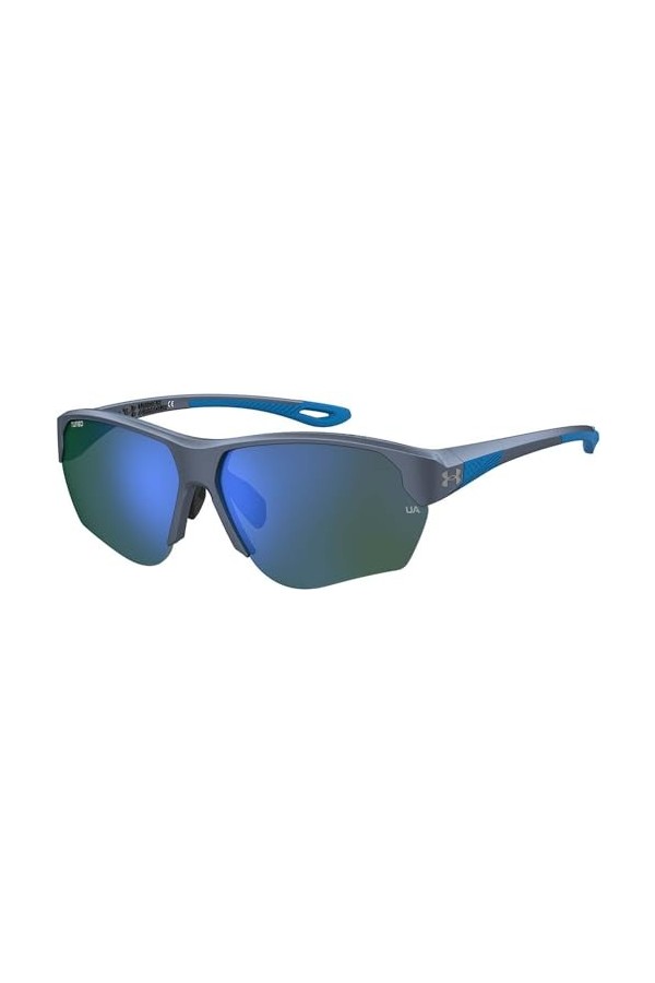 Under Armour UA Compete/f Sunglasses, 09V/V8 Grey Blue, 68 Unisex