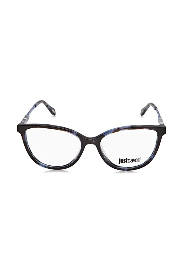 Just Cavalli Vjc008 Lunettes de Soleil, Bleu, 54 Femme