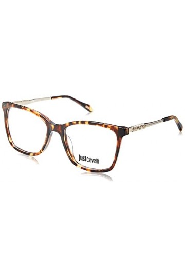Just Cavalli Vjc007 Lunettes de Soleil, Shiny Brown/Yellow Havana, 53 Femme