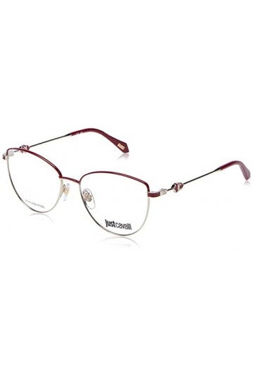 Just Cavalli Vjc014 Lunettes de Soleil, Light Gold W/Coloured Parts, 54 Femme