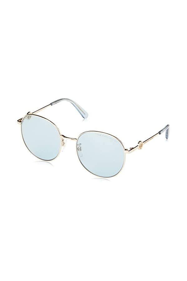 Marc Jacobs Marc 631/G/S Lunettes de Soleil, Gold Azure, 56 Femme