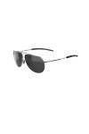 bollé - LIVEWIRE Silver Matte – TNS Polarized, Lunettes de soleil, Medium, Mixte Adulte