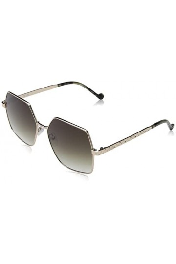 Liu Jo LJ152S Sunglasses, 711 Shiny Gold, 58 Unisex