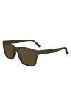 LACOSTE L6011S Lunettes de Soleil, Brown/Khaki, Taille Unique Homme
