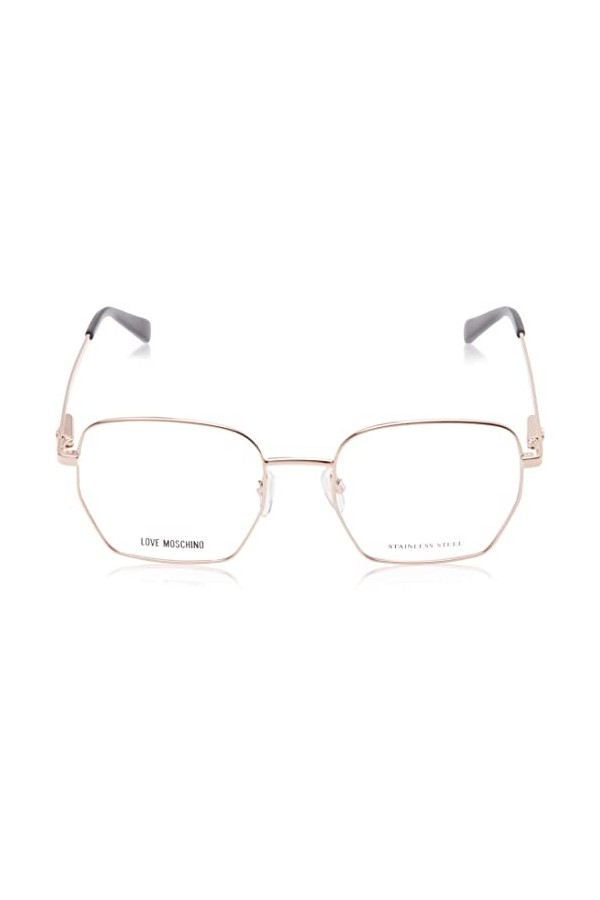 Love Moschino Mol580 Lunettes de Soleil, Doré cuivré, 52 Femme