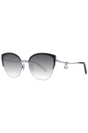 Swarovski Sk0318 Lunettes de Soleil, Noir Mat, 54 Femme
