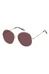 Marc Jacobs Marc 620/S Lunettes de Soleil, Doré/Bordeaux, 56 Femme