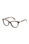 TOUS Vtob28 Lunettes de Soleil, Shiny Full Brown, 53 Femme