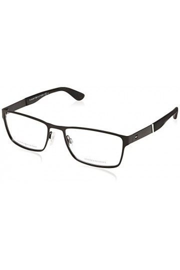 Tommy Hilfiger TH 1543 Lunettes, Noir Mat, 56 pour Homme