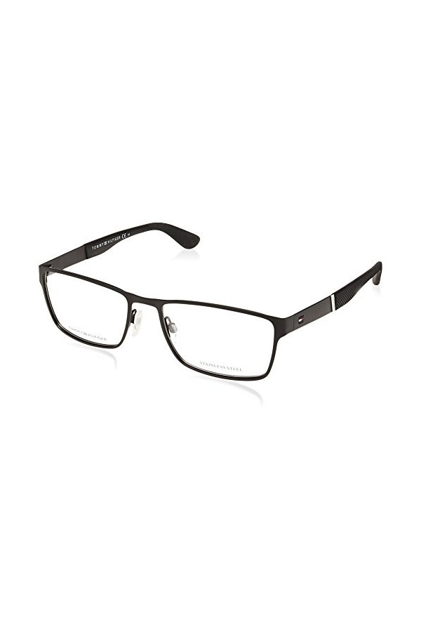 Tommy Hilfiger TH 1543 Lunettes, Noir Mat, 56 pour Homme