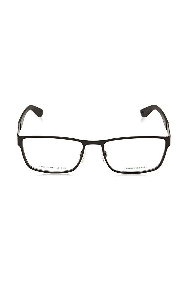 Tommy Hilfiger TH 1543 Lunettes, Noir Mat, 56 pour Homme