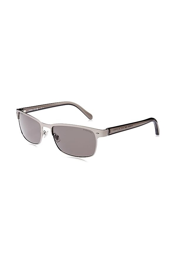 Fossil Fos 3000/p/s Sunglasses, 6LB/M9 Ruthenium, 57 Unisex