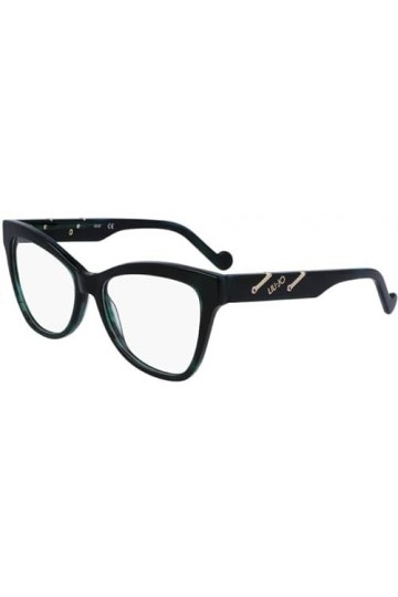 Liu Jo LJ2766 Sunglasses, 317 Striped Green, 53 Unisex